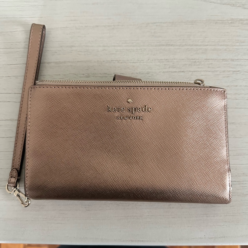 Kate Spade Staci Rose Gold Wristlet